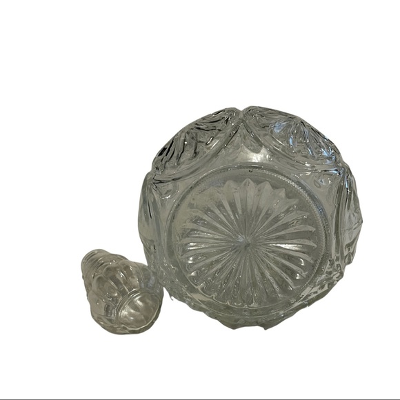 Vintage 60s Glass Sunburst Glass liqueur decanter - Picture 2 of 3